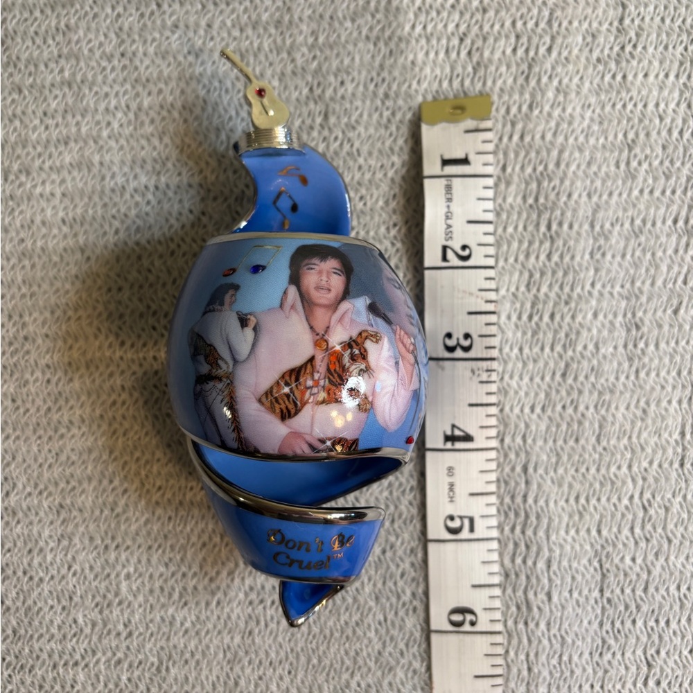 The Bradford Exchange Blue and Silver Holiday Ornament - Picture 6 of 6